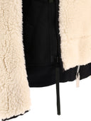 Sacai Faux Shearling X Nylon Twill Jacket