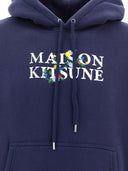 Maison kitsuné maison kitsuné fiori con cappuccio