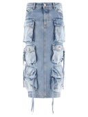 Attico Cargo Midi裙子