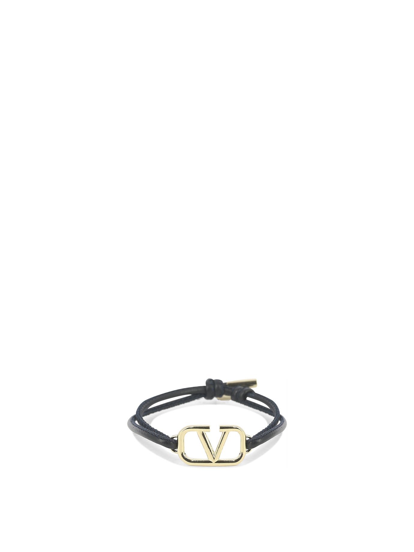 VALENTINO Signature Vlogo Bracelet In Metal And Swarovski Crystals