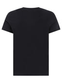Balmain T Shirt With Flocked Balmain Paris Logo