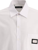 Dolce & Gabbana Shirt With Logo Plaque
