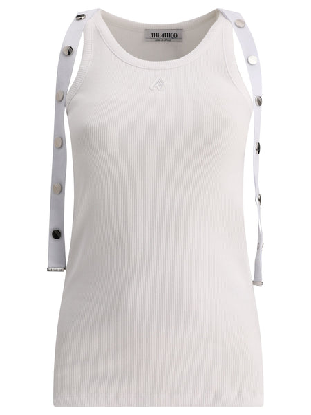 The Attico Trimmed Tank Top - 38