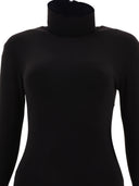 Norma Kamali Turtleneck Side Slit Gown