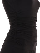 Norma Kamali Shirred Waist Jumpsuit