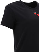 Pinko T Shirt With Embroidered Hearts