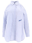 Pinko Striped Shirt With Shoulder Openings