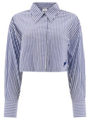 Pinko Striped Cropped Shirt