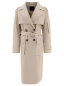 Trench pinko in gabardina tecnica
