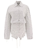 The Attico Logoed Mini Dress