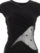 Givenchy Dress In Crepe And 4 G Tulle