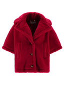 Max Mara Teddy Fabric Short Cloak