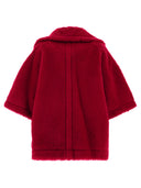 Max Mara Teddy Fabric Short Cloak