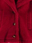 Max Mara Teddy Fabric Short Cloak