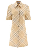 Burberry Controlla abito da camicia in cotone