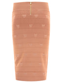 Pinko Love Birds Jacquard Calf Length Skirt