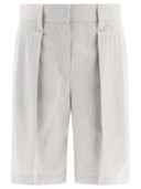 Brunello Cucinelli Gabardine Bermuda Shorts