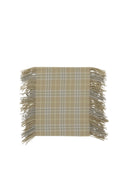 Burberry Check Cashmere Fringed Scarf