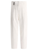 Peserico byxor med fransade detaljer