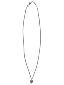 Alexander Mc Queen Pave Skull Necklace