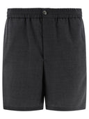 Ami Paris Virgin Wool Shorts