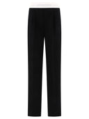 Alexander Wang Tailored Trousers With Logo At The Waist