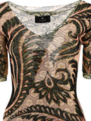 Etro Printed Tulle Dress