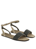 Brunello Cucinelli Sandals With Precious Strap
