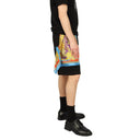 Versace Versace Barocco Goddess Night Print Shorts