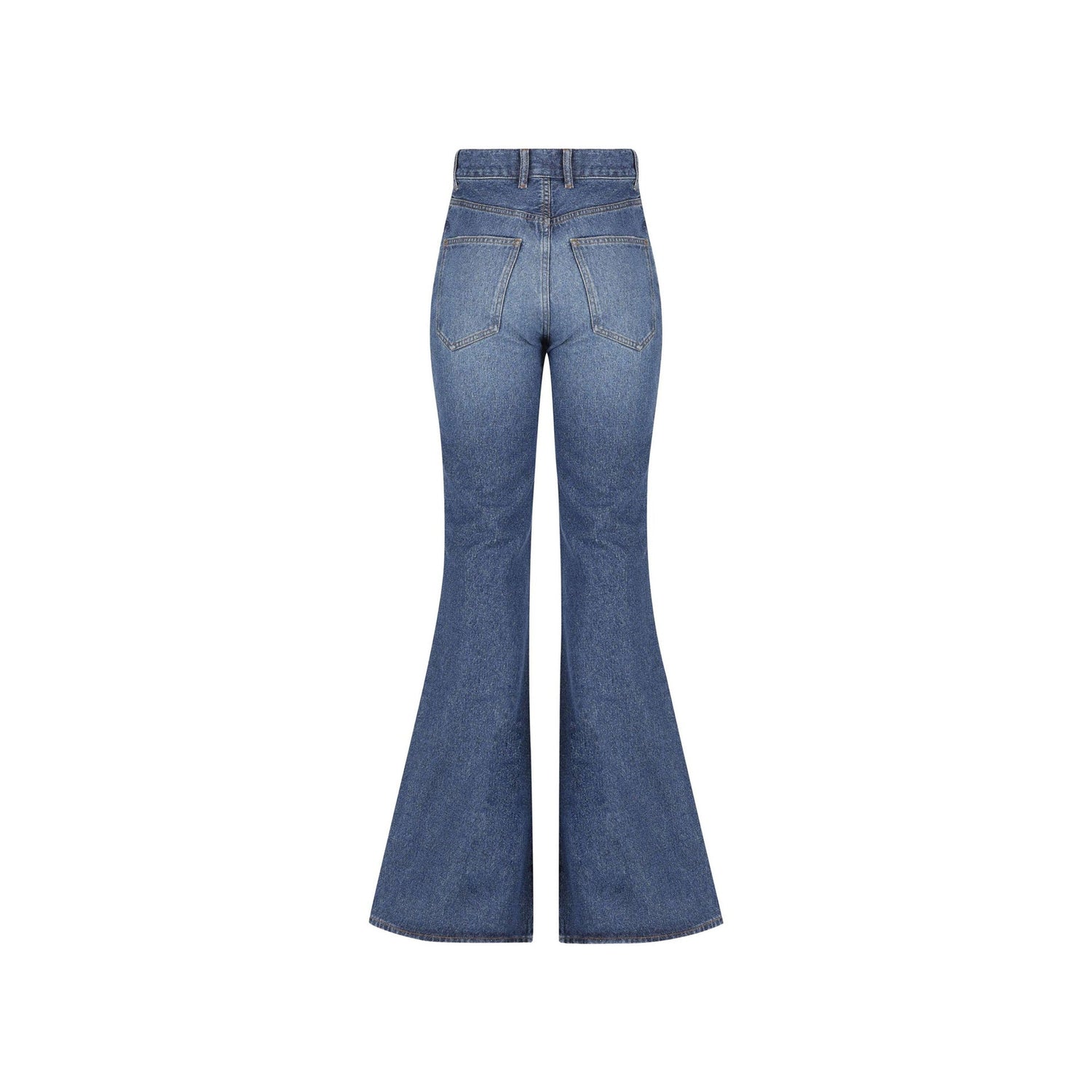 Chloé denim discount flared trousers