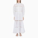Charo Ruiz Ileana White Long Dress - Balardi