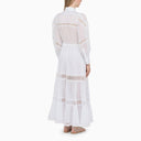 Charo Ruiz Ileana White Long Dress - Balardi
