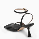 Wandler Black Julio Anklet Sandals - Balardi