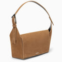 The Attico 7/7 Light Chocolate Suede Bag