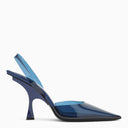 The Attico Electric Blue Pvc Slingback