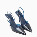 The Attico Electric Blue Pvc Slingback