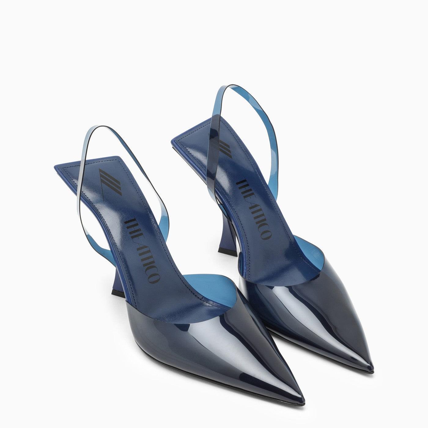 Der Attico Electric Blue PVC Slingback Balardi