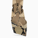 The Attico Low Sandal With Animal Motif