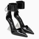The Attico Black Pump Morgan With Ankle Strap