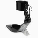 The Attico Black Pump Morgan With Ankle Strap