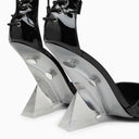 The Attico Black Pump Morgan With Ankle Strap