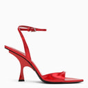 The Attico Red Gg Asymmetrical Sandal