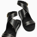 Isabel Marant Black Studded Leather Sandal