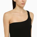 Isabel Marant Black One Shoulder Cotton Dress