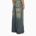 8 Moncler Palm Angels sciolti e lavati in denim