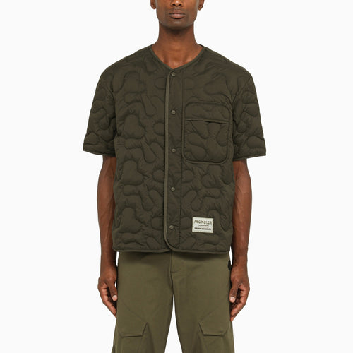 Moncler X Salehe Bembury Dark Green Peded Shirt