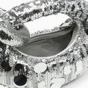 Jw Pei Abacus Silver Mini Handbag With Sequins