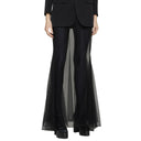 Saint Laurent Tulle Midi Skirt