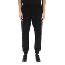 Pantaloni di cotone del logo Alexander McQueen