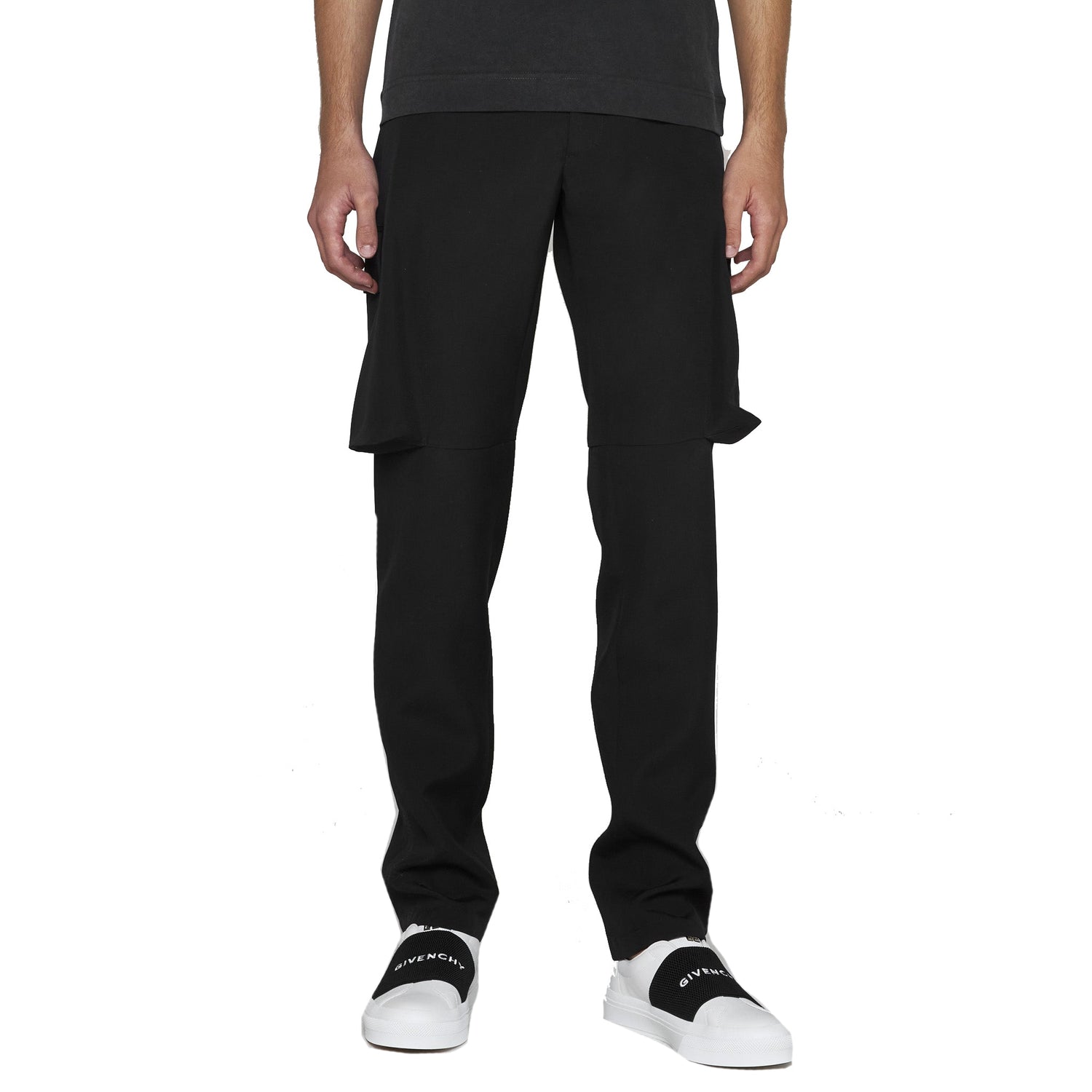 Trousers Givenchy Black size M International in Cotton - 42033776